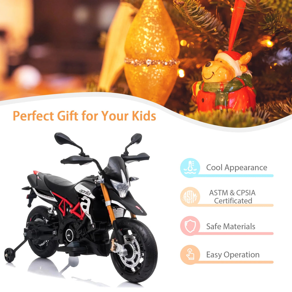 12V Ride on Motorcycle Electric Motorbike with Training Wheels E960