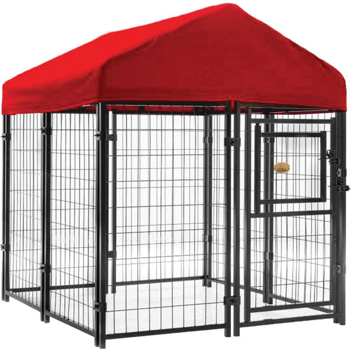 52 in. x 4 ft. x 4 ft. Welded Wire Dog Kennel R28392