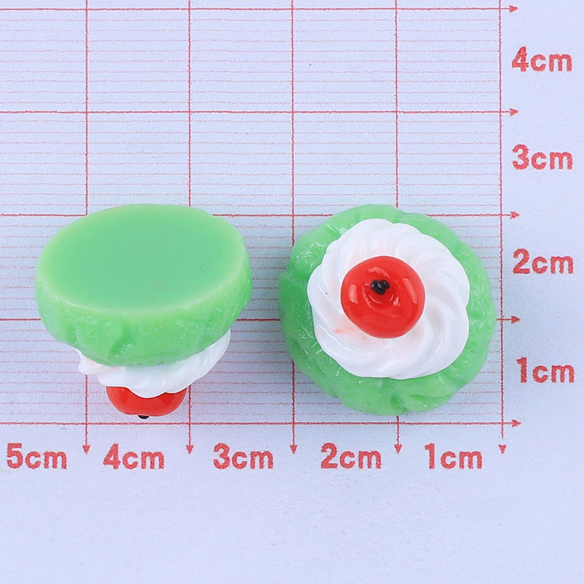 10 Pcs Mini Simulation Cake Cookies Chocolate Toast Fruit Pudding Dollhouse Decorations Q84140