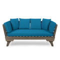 Dark Teal Outdoor Daybed with Cushions Z2424