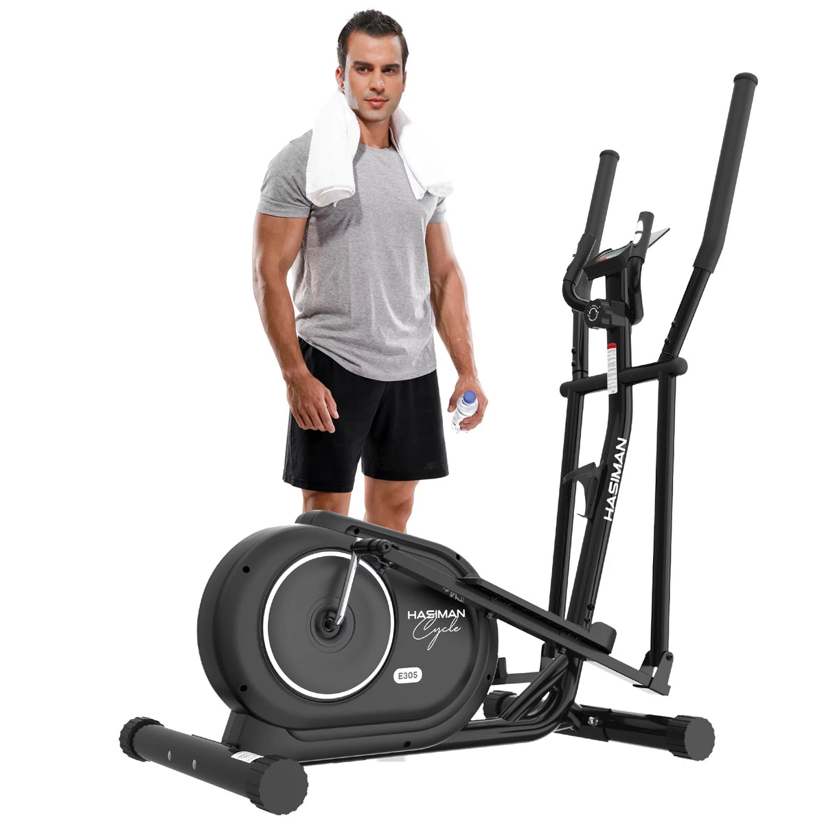 Silent Magnetic Elliptical Bike Stationary Exercise Machine J266