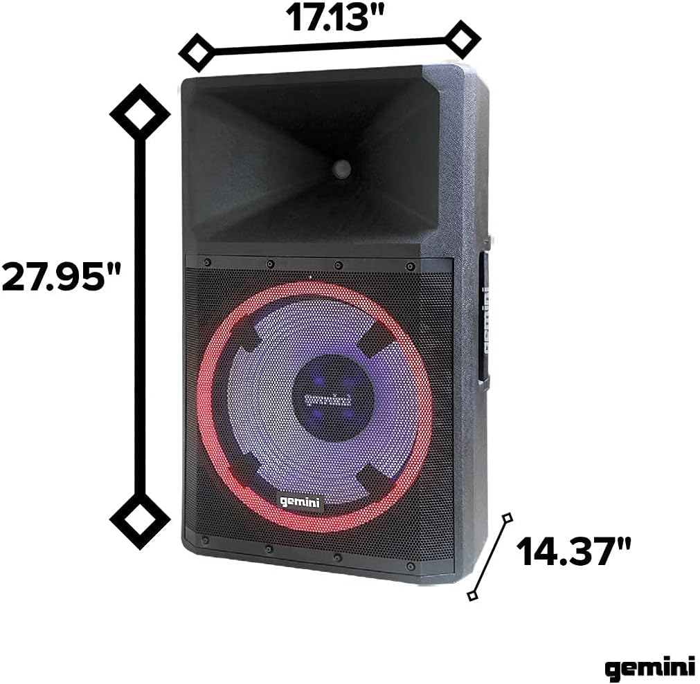 Indoor Outdoor Bluetooth Speaker with 15 Inch Woofer X854