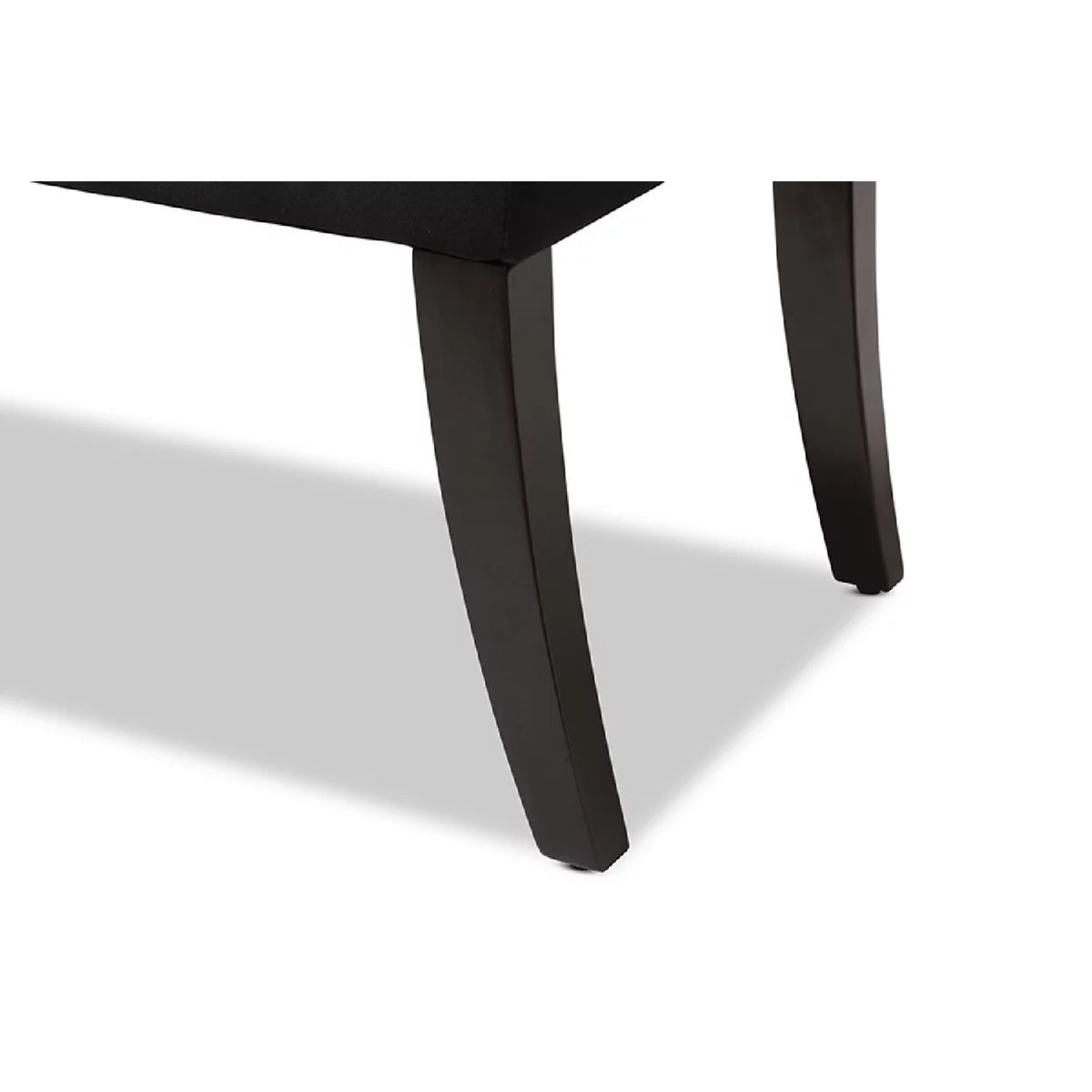 Black Velvet Upholstered Bench X9961