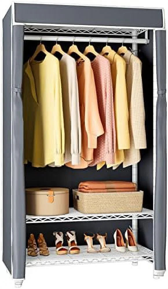 3 Tiers Garment Rack with Cover L202954