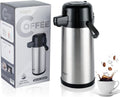 102oz Stainless Steel Thermal Insulated Coffee Dispenser with Pump G156660