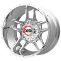20x9 5x5x127/5x139.7 +18mm Chrome Clamp Wheel E5875