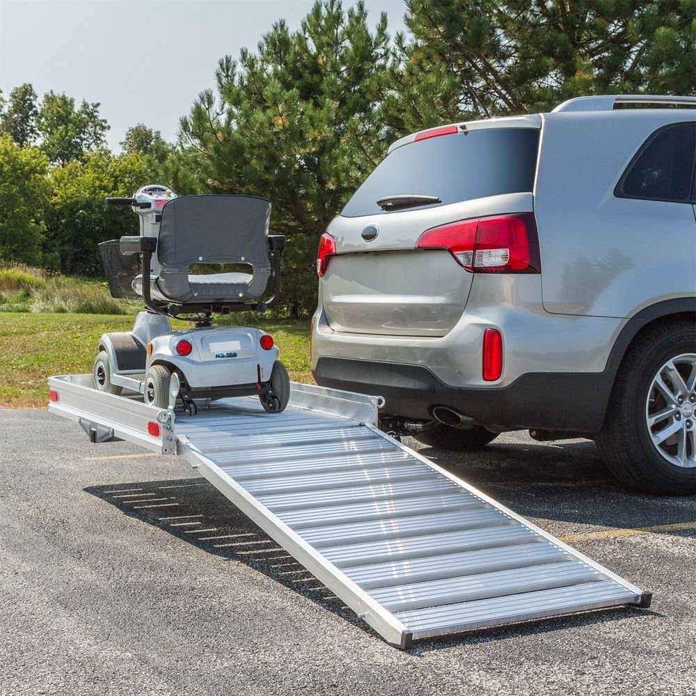 Aluminum Cargo Carrier with Ramp P840032