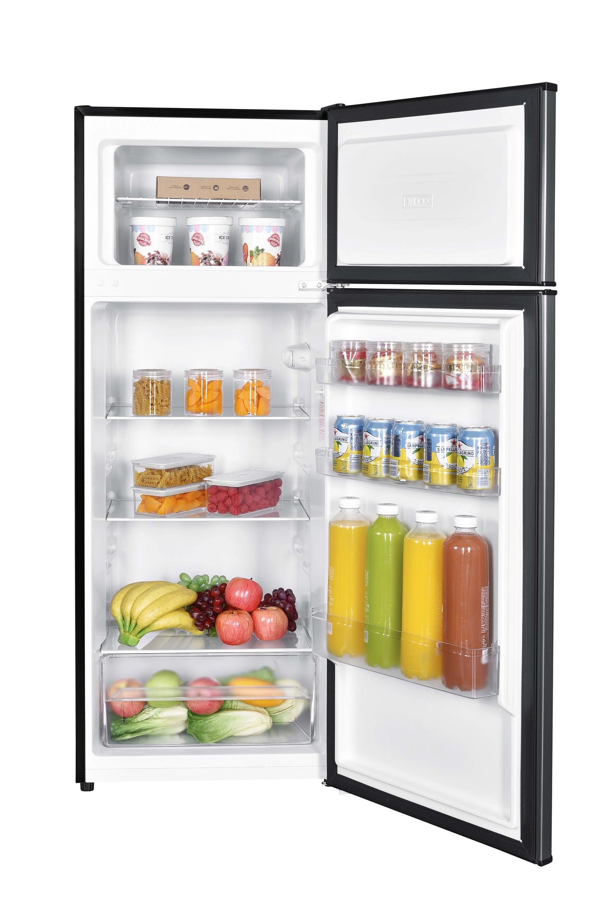 7.4 cu. ft. Stainless Steel Top Mount Fridge G336