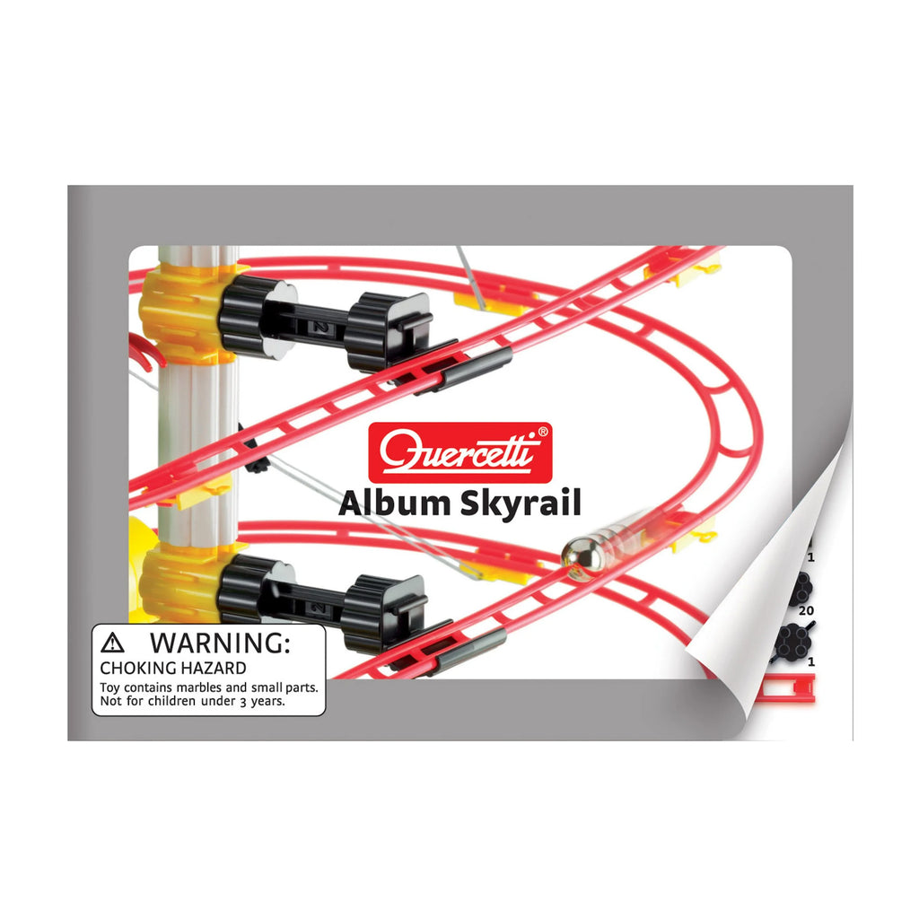 Red Roller Coaster Building Blocks Marble Run Set U21652