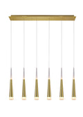 Gold Leaf LED Pool Table Light S84930