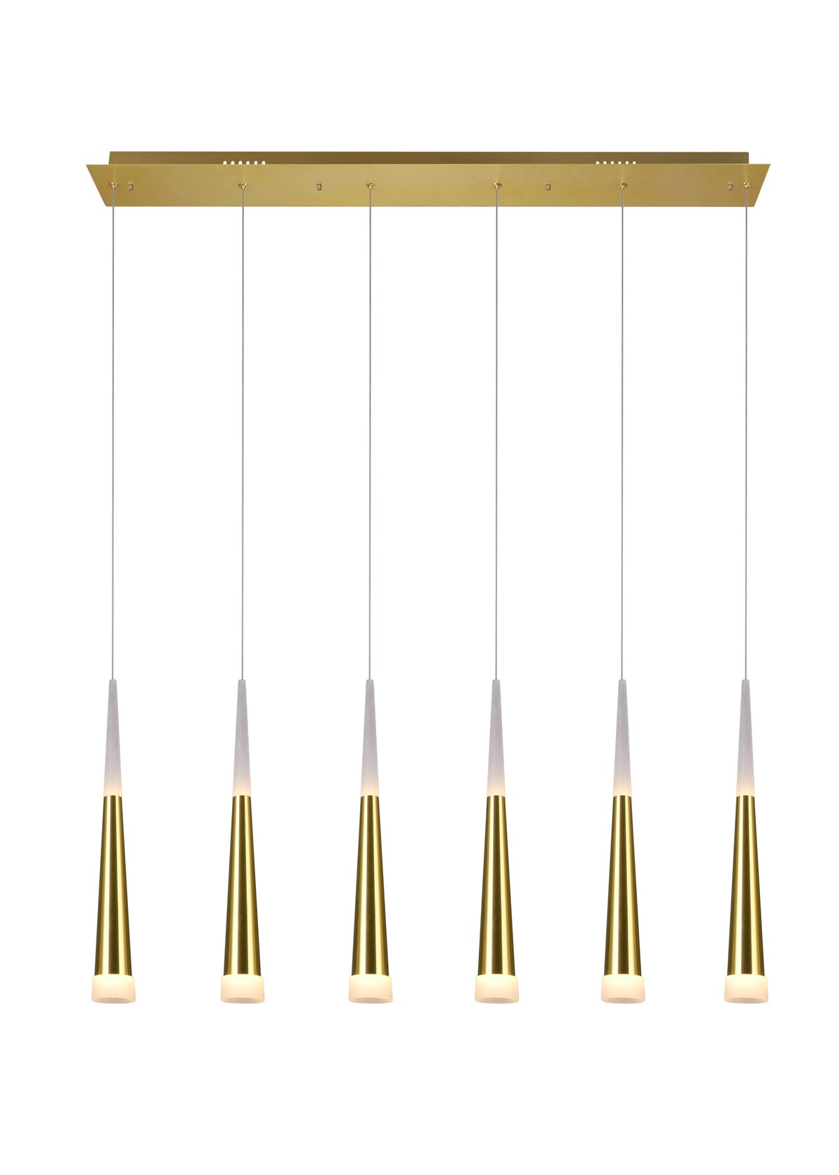 Gold Leaf LED Pool Table Light S84930