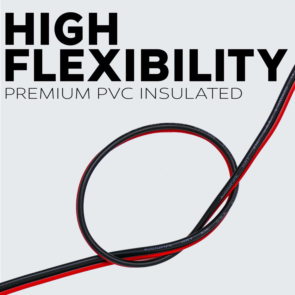 14 Gauge 500' Red Black Speaker Cable Wire N684876