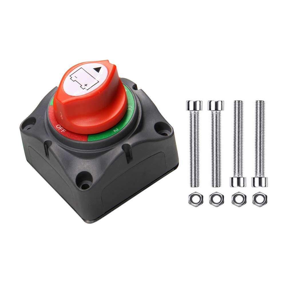 12-48V 200-1000 Amps Battery Power Cutoff Switch Pack of 2 O541