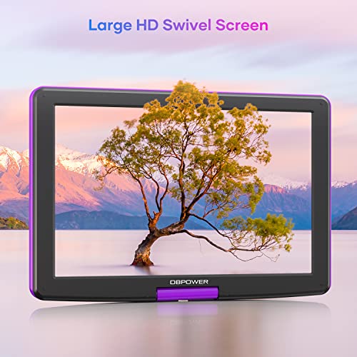 17.9" Portable DVD Player with 15.6" HD Swivel Screen, Blue X63111