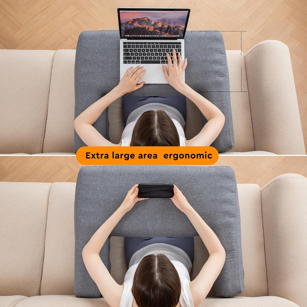 Inflatable Bed Rest Pillow with Lap Desk A5046