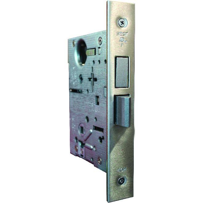 Satin Chrome Office Lock Body Only Q7441