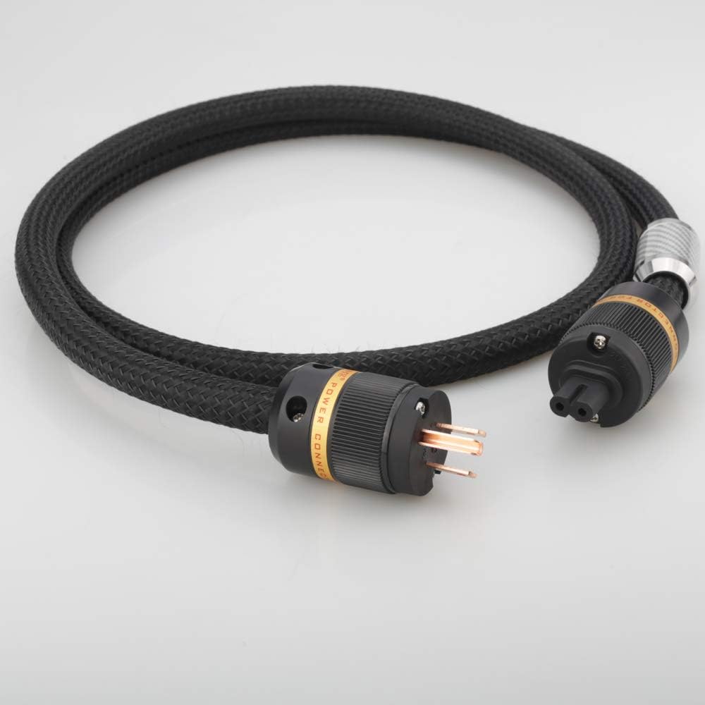 HiFi Power Cable Figure 8 OFC Audio Power Cord 6.6FT G445260