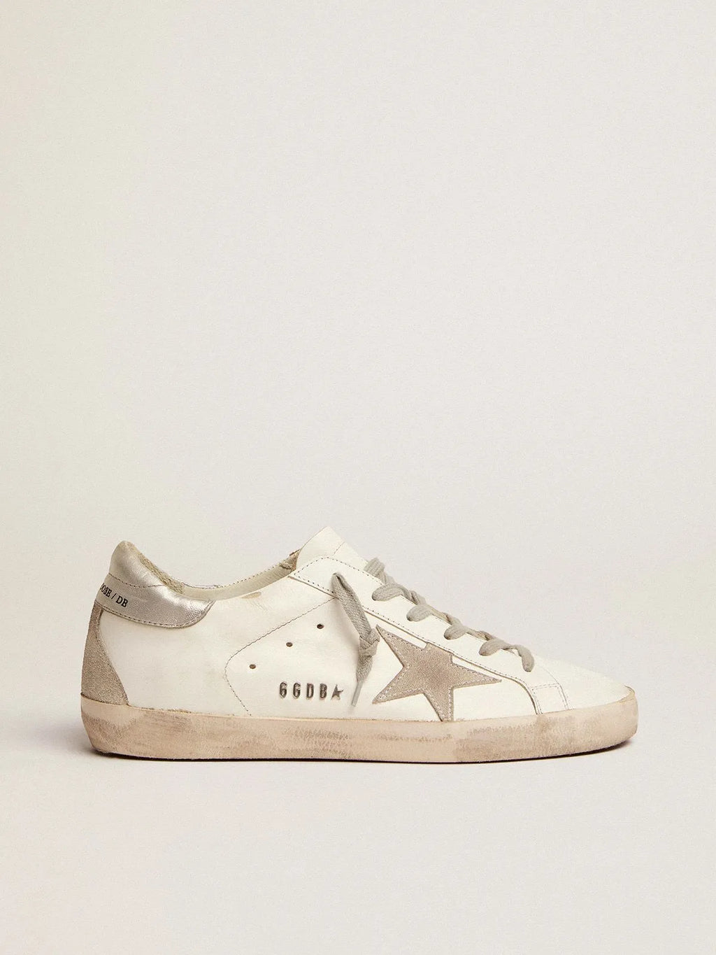 Super-Star Sneakers with Heel Tab and Stud Lettering I108