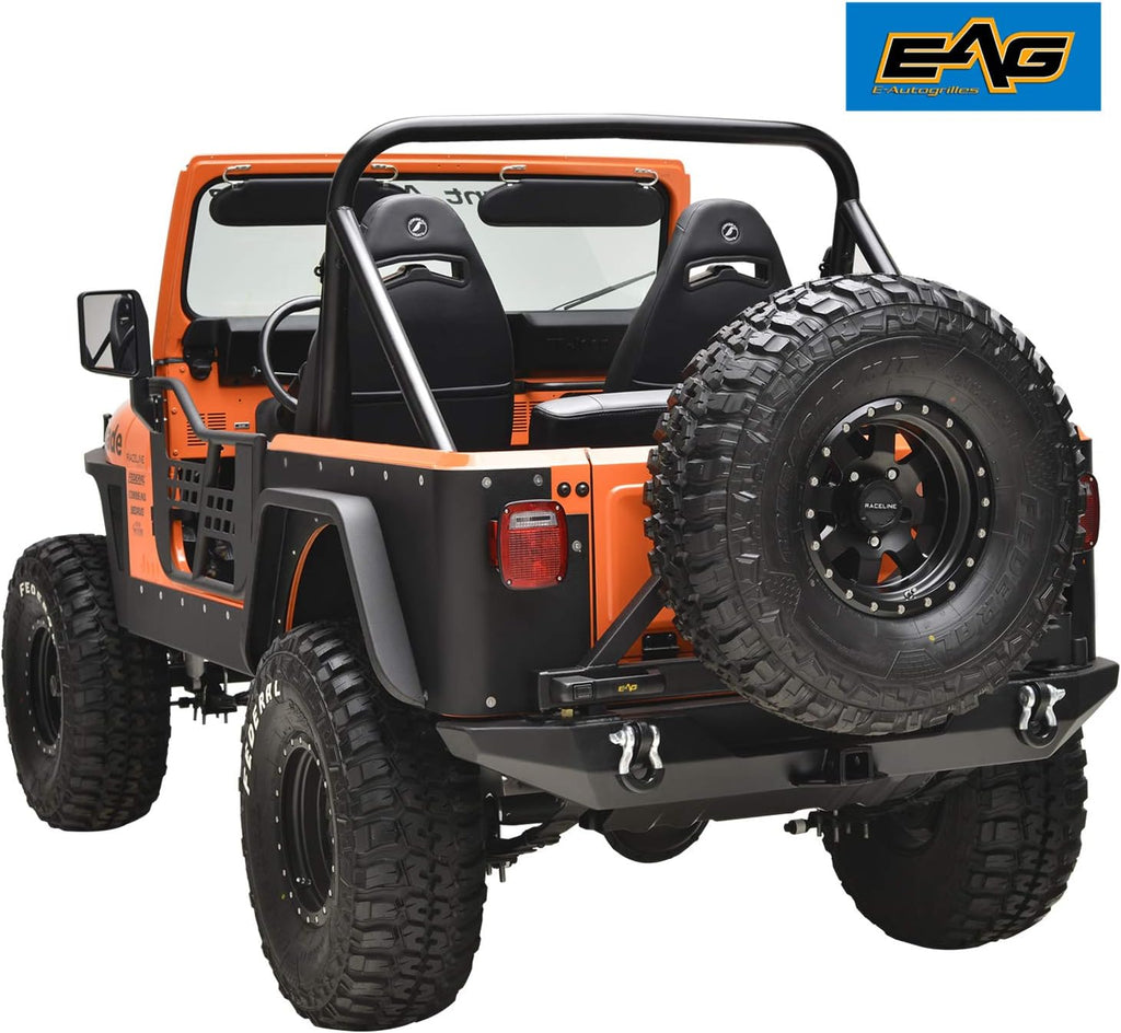 Rock Crawler Rear Bumper with Tire Carrier Z5347
