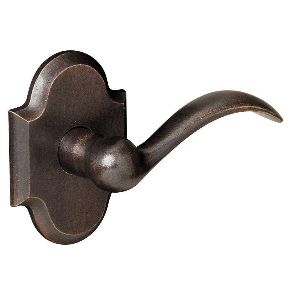 Passage Lever Set Distressed Oil Rubbed Bronze Q483