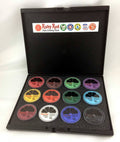 Ruby Red Paints with 12 Colors J16404