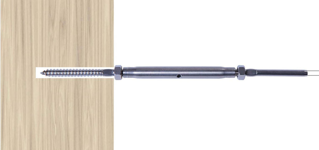 Stainless Steel Hand-Crimp Turnbuckle Tensioner G9009