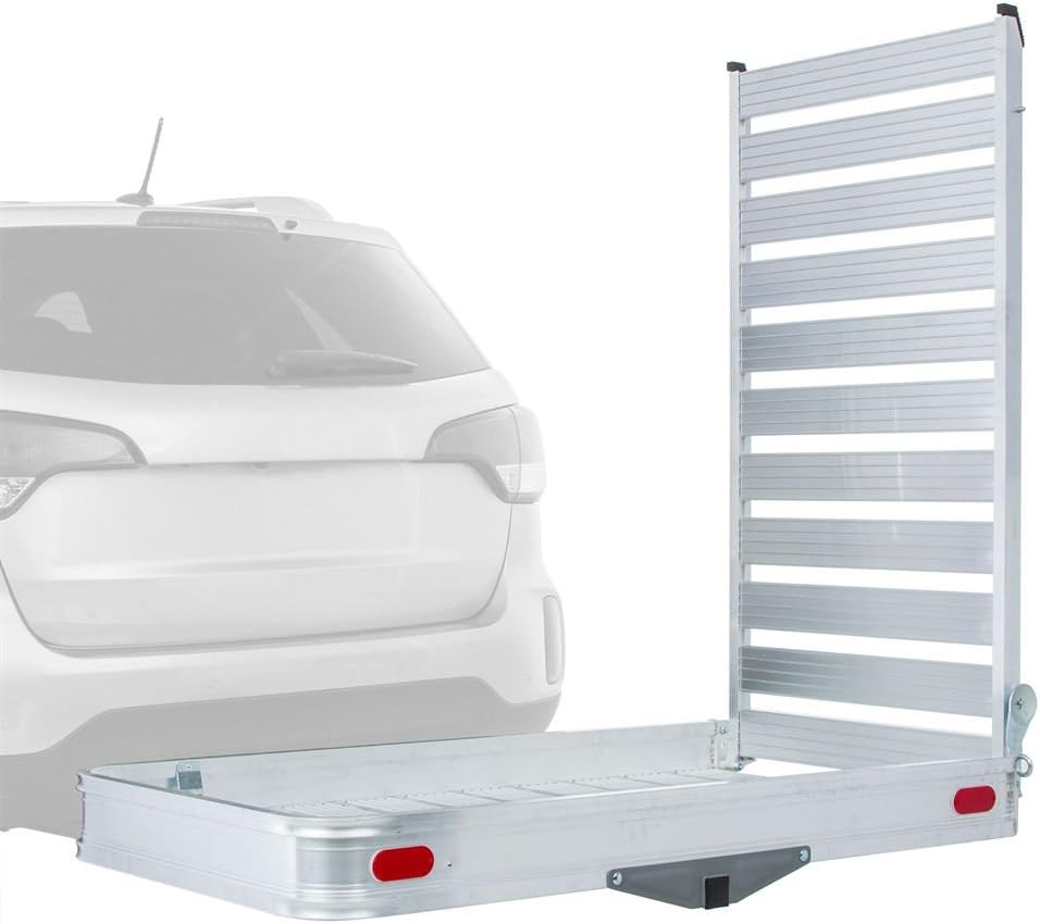 Aluminum Cargo Carrier with Ramp P840032