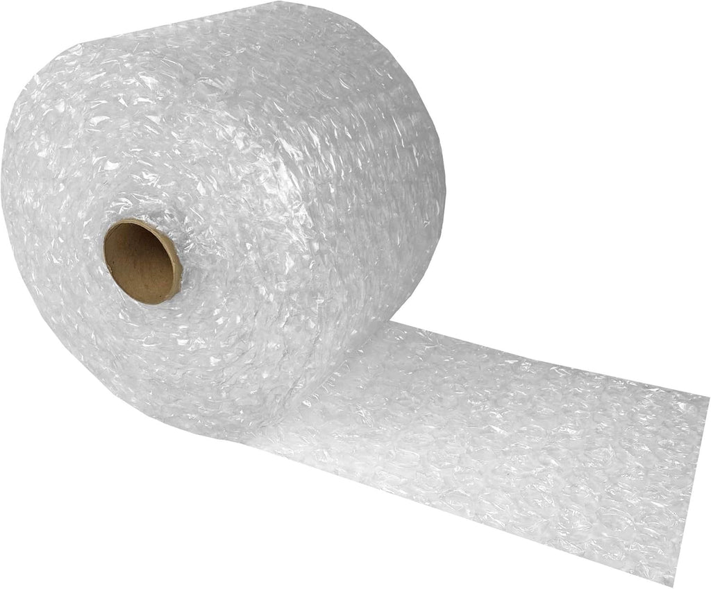 Bubble Cushioning Wrap 12"x65' Large Bubbles 1/2" Perforated Every 12", clear O315466
