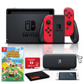 Mario Choose One Bundle with Carry Case, 128GB SD Card, and Animal Crossing Game U63503