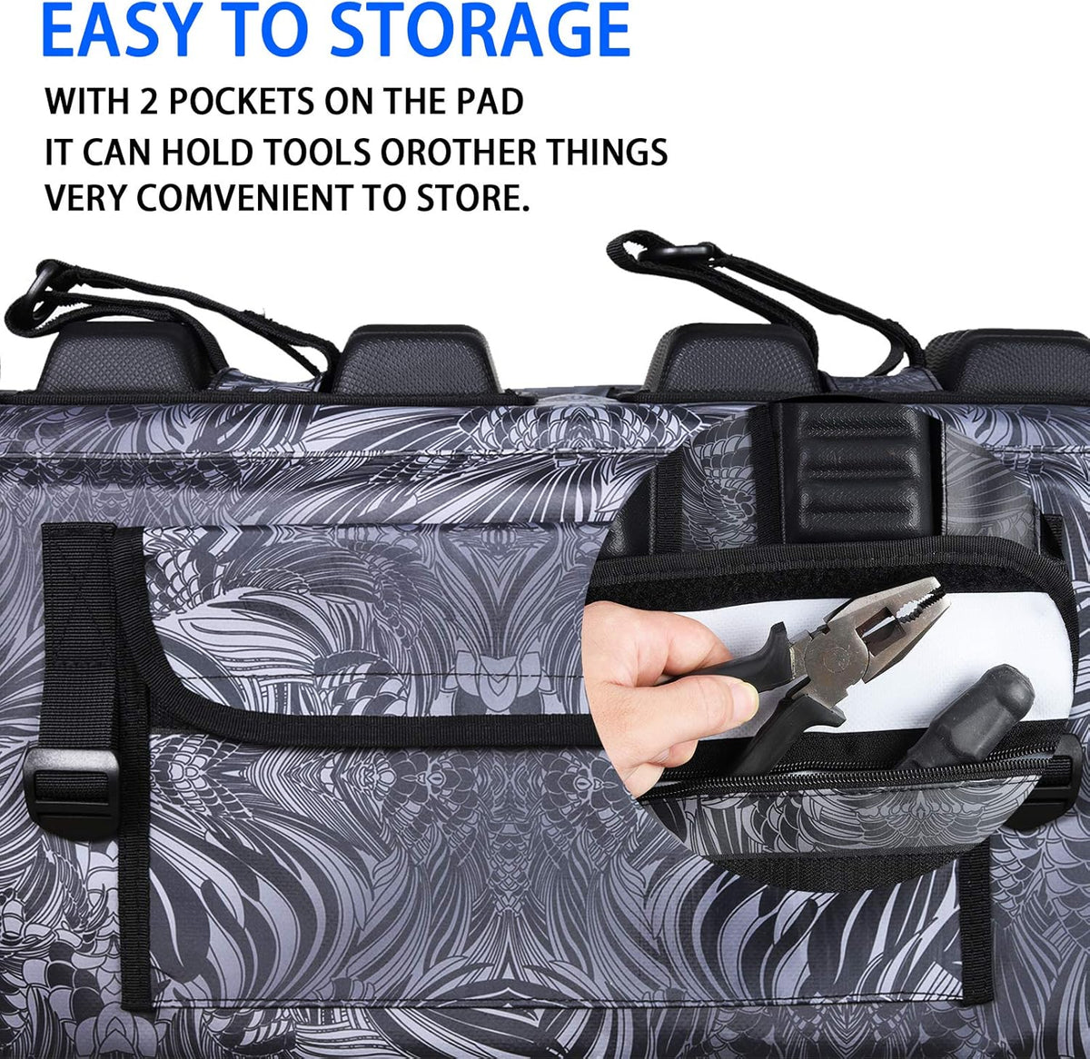 Tailgate Pad with Two Tool Pockets for Mountain Bikes S525482