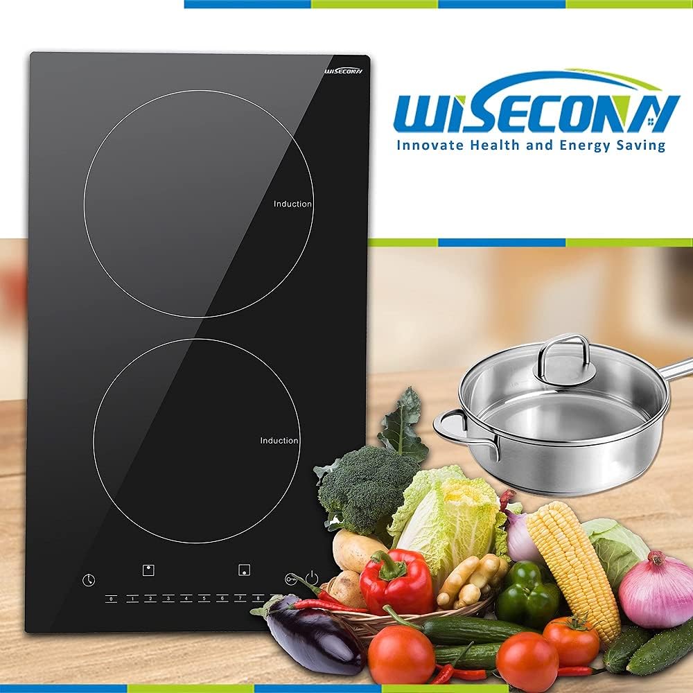 2 Burners Induction Cooktop 120V 1200W Q259