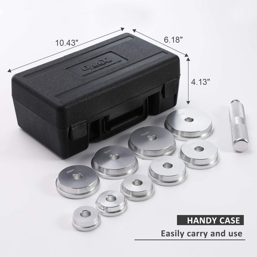 Bearing Race and Seal Bushing Driver Install Set 9 Discs D499714