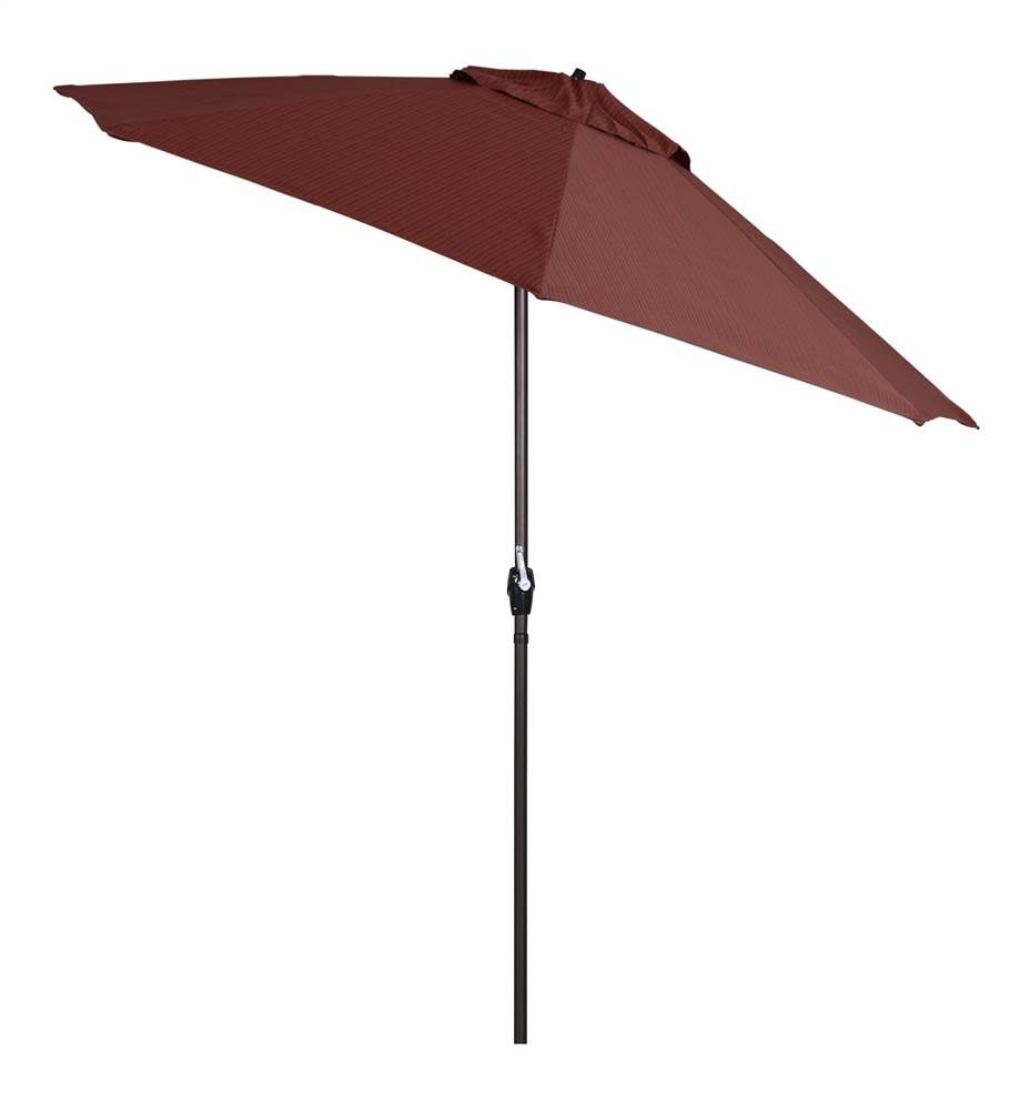 9 ft Aluminum Tilt Crank Lift Patio Umbrella E795947