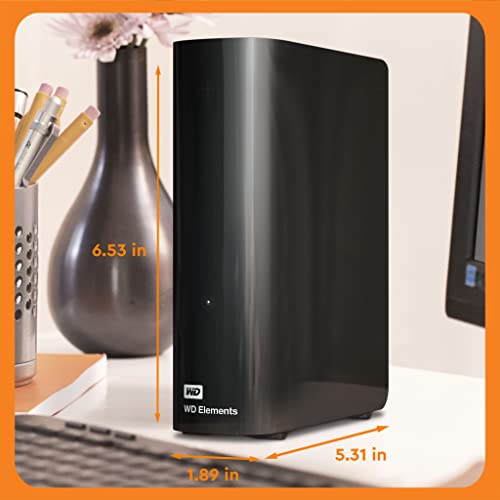22TB External Hard Drive USB 3.0 Black O85486