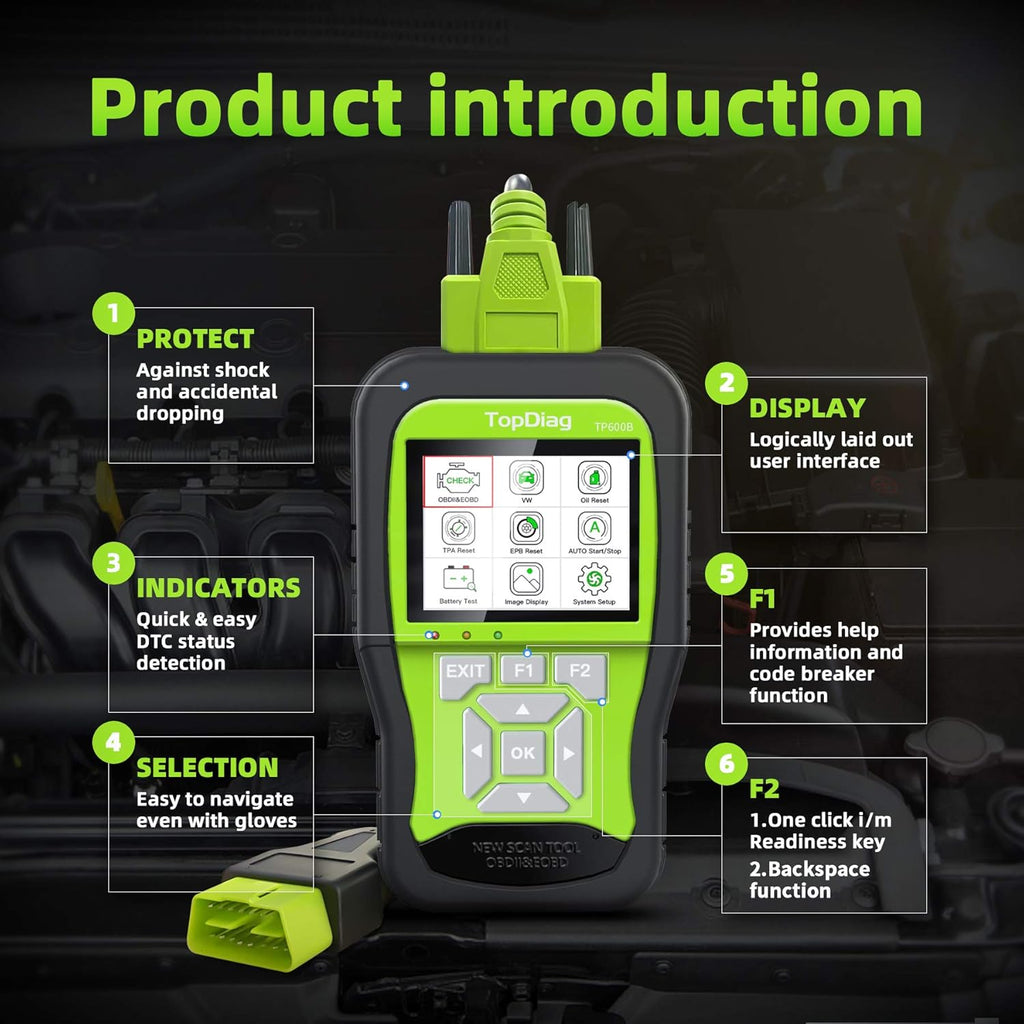 OBD2 Scanner Car Code Reader D7778