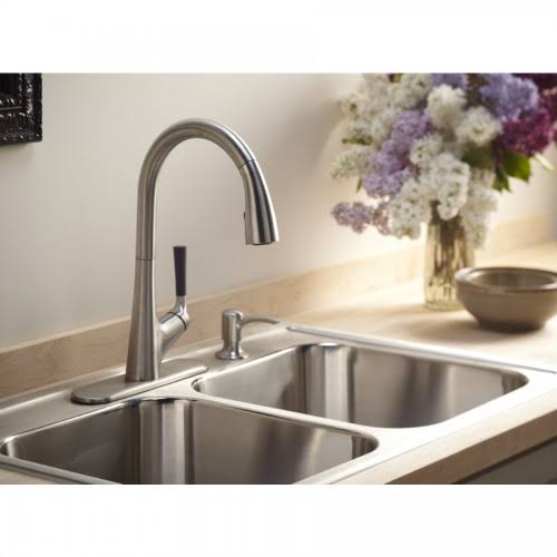 33x22 x 22x22 x 9-1/4x22 Top-Mount Double-Equal Kitchen Sink Stainless Steel B533879