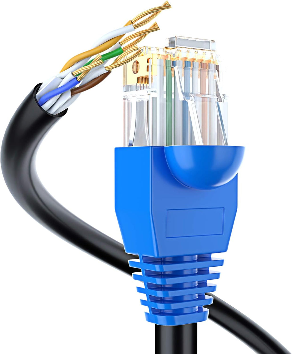 Black 150 ft Cat6 Ethernet Cable S3021