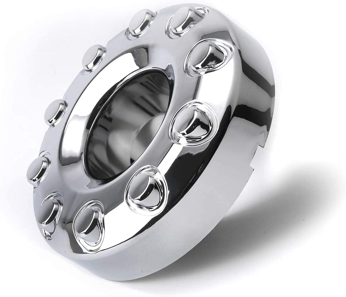 19.5 Inch 10-Lug Front Wheel Hub Center Caps Pair Y7865