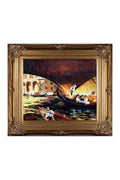 Hand Painted Framed Oil Reproduction on Canvas B50905