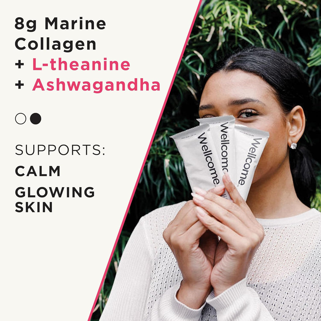 Tart Cherry Vanilla Marine Collagen Protein Bar with Ashwagandha and L-Theanine (Pack of 12) O242717