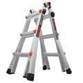 Aluminum 14.3-ft Reach Type 1AA 375 lbs. Capacity Telescoping Multi-Position Ladder R96275