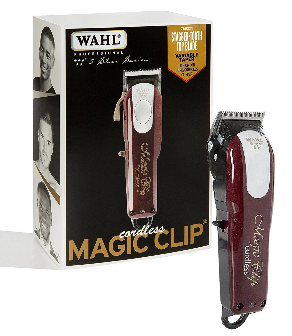 Red Professional Barber Clipper Trimmer T11051