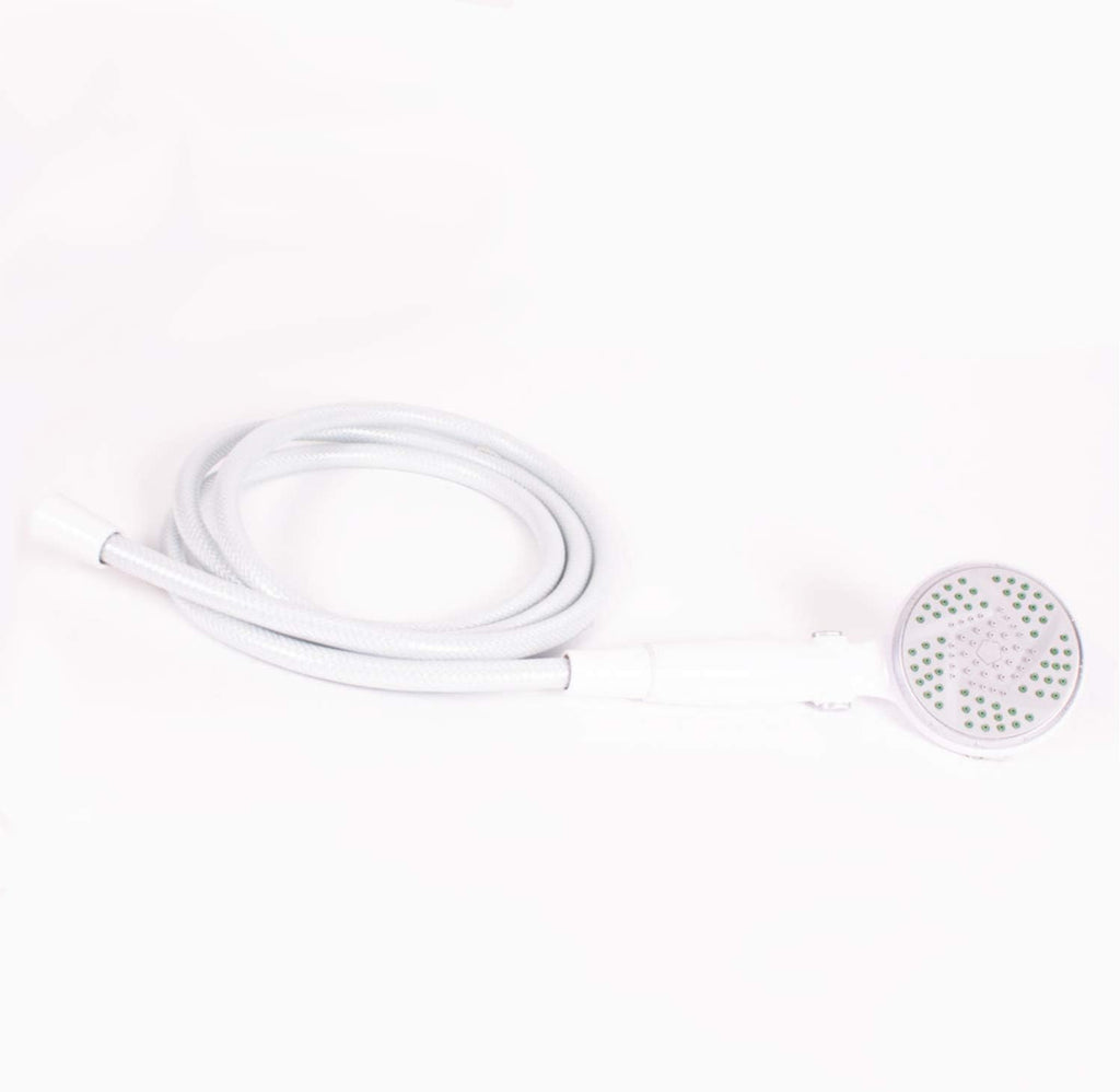 White Handheld Shower Head with 84" Hose U17747