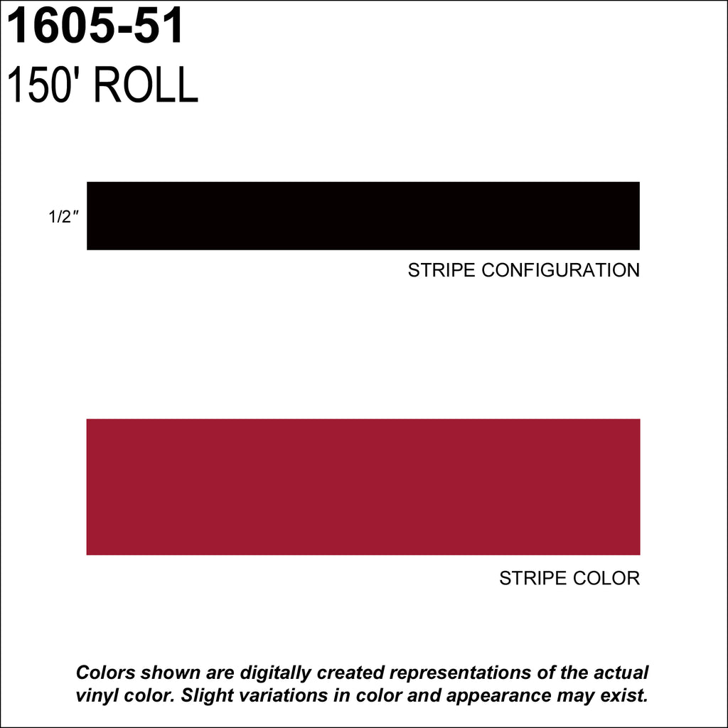 Dark Red Striping Tape T7661