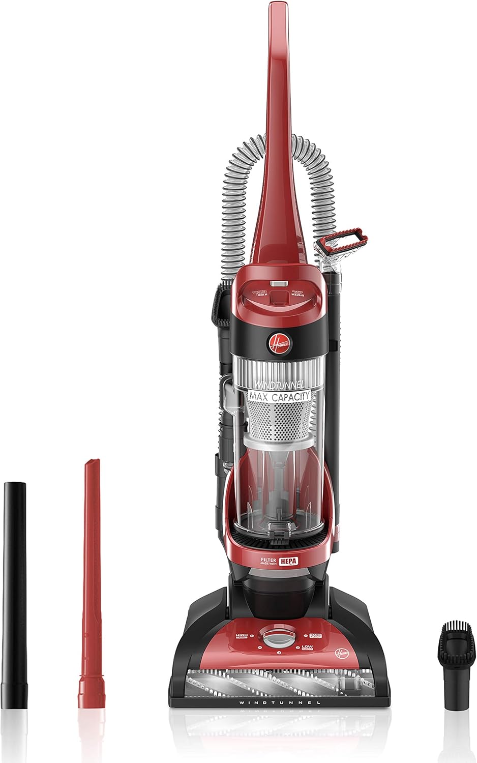 Red Upright Vacuum Cleaner with HEPA Media Filtration Q725