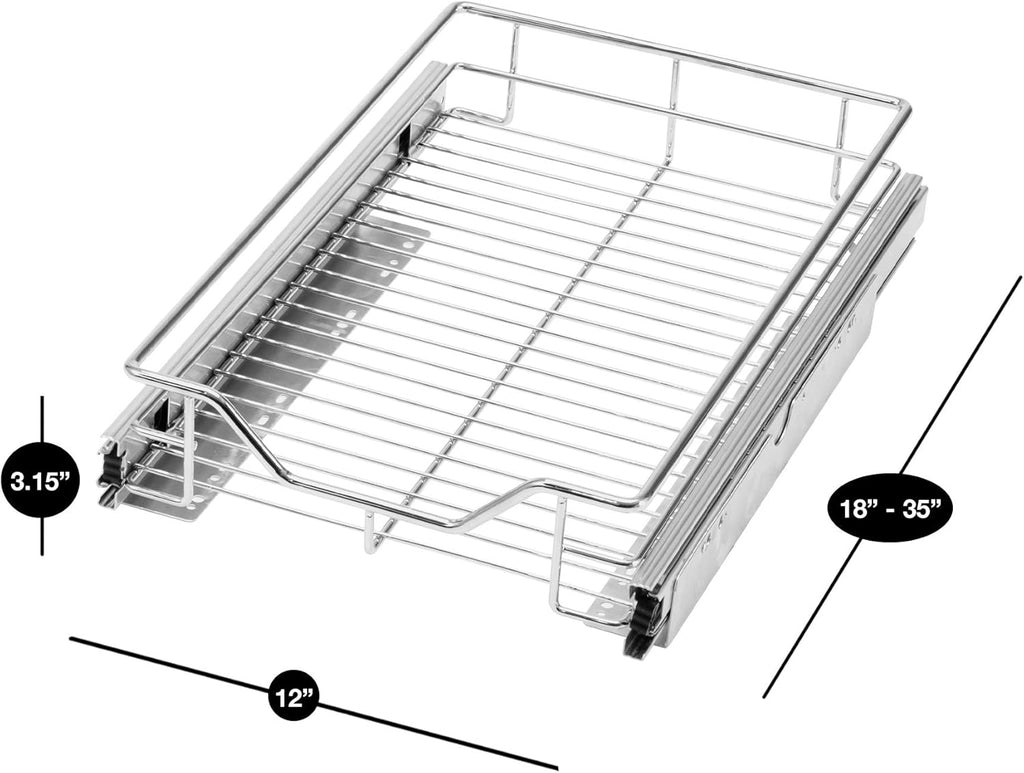 Extra Large Tall Pull-Out Cabinet Organizer V447