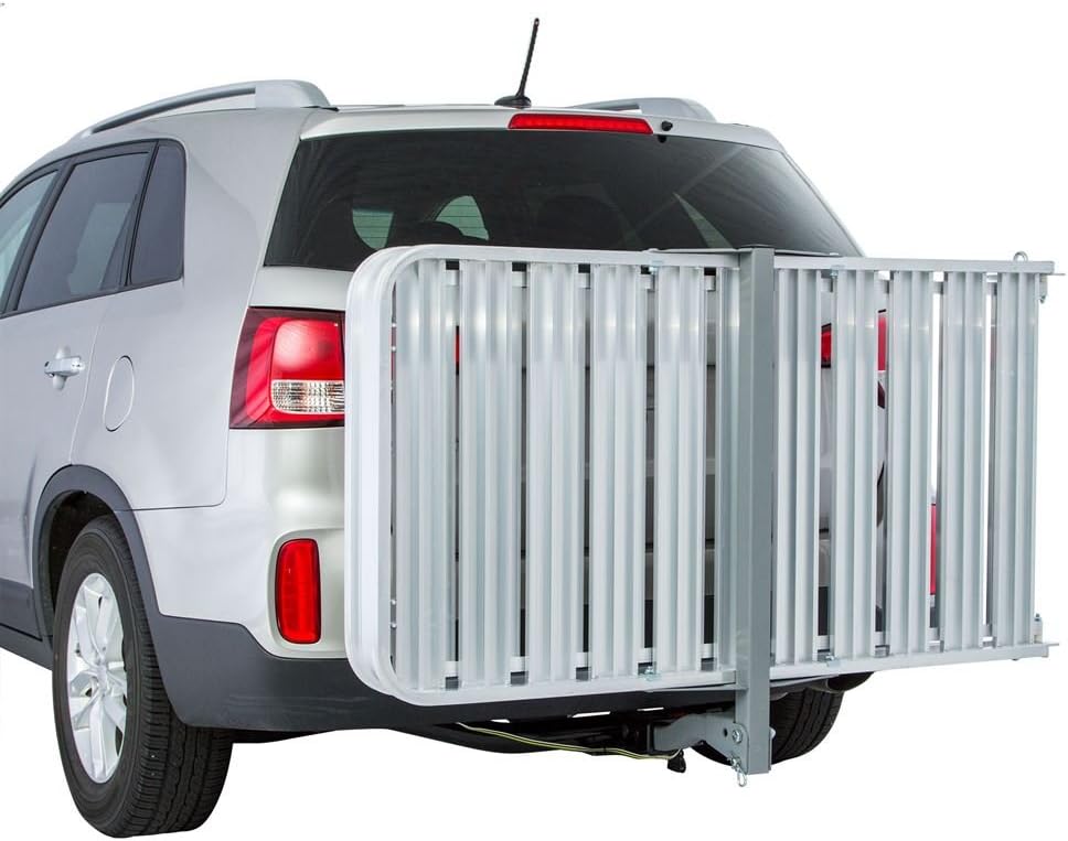 Aluminum Cargo Carrier with Ramp P840032