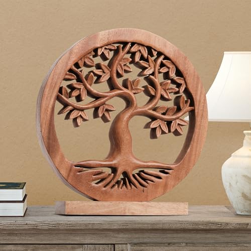 Solid Wood Tree of Life Sculpture H722