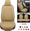 Car Seat Covers Full Set Gray Diamond Pattern A4753