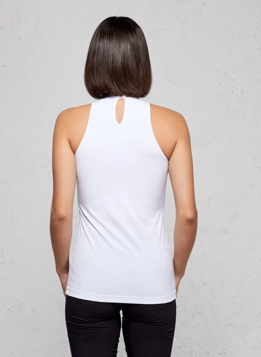 Wrinkle Free Travel Tank Black / L I769557